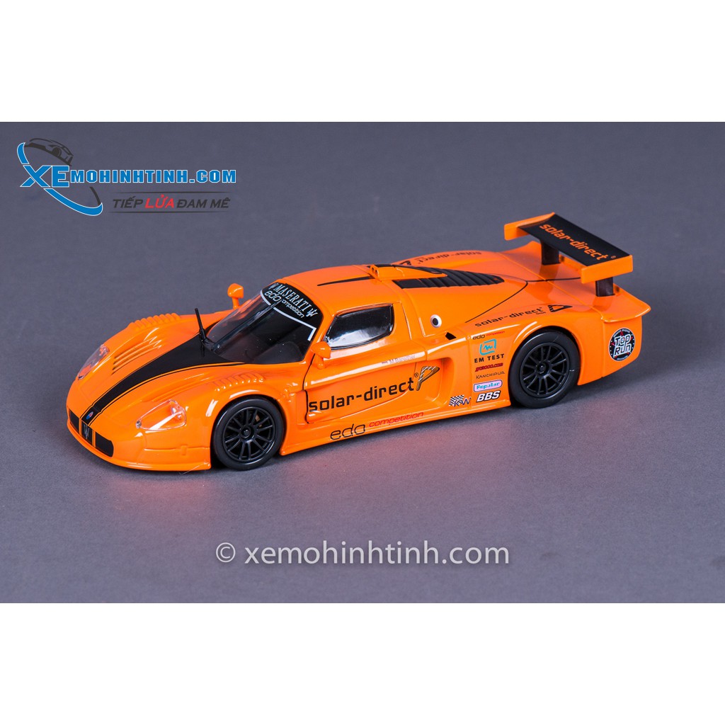 Xe Mô Hình Maserati Mc12 1:24 Bburago (Cam)