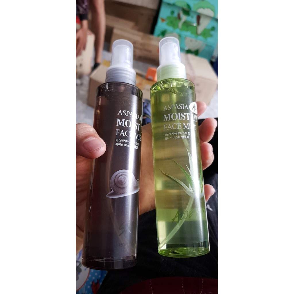 Xịt khoáng Aspasia Moist Up Face Mist 150ml