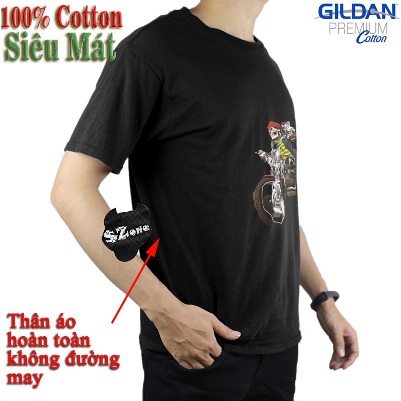 Áo Phông Cotton 100% In Hình 3D Cao Cấp SZone PM53
