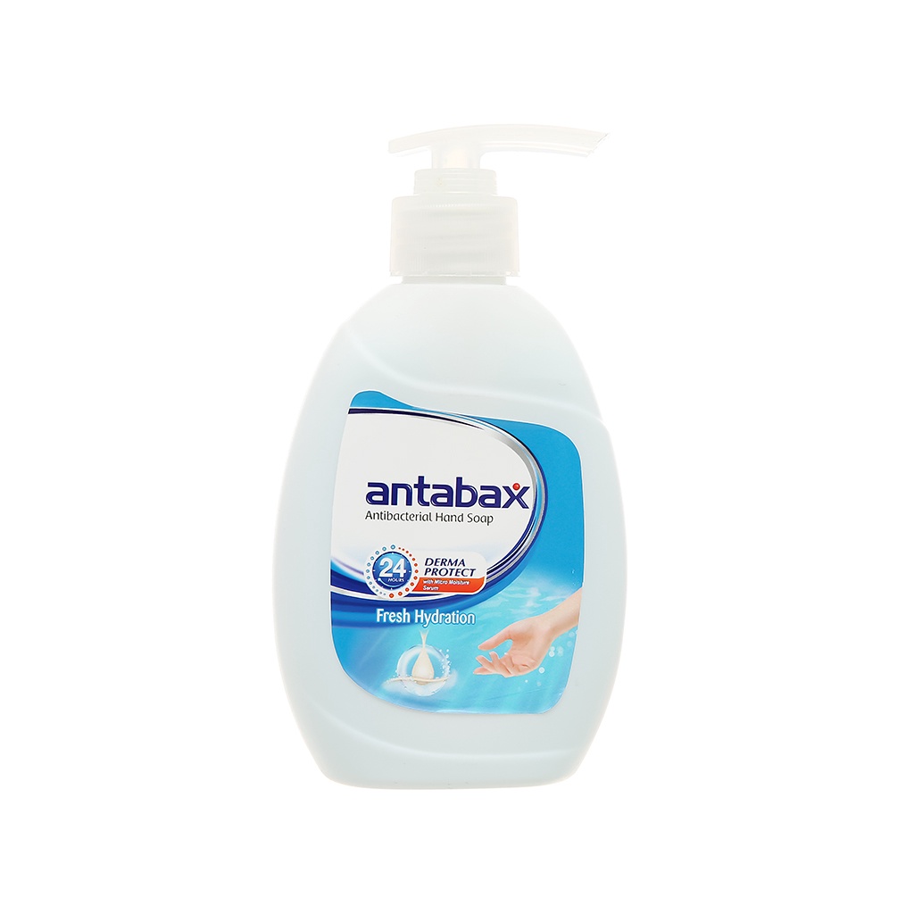 Nước rửa tay kháng khuẩn Antabax sảng khoái chai 220ml