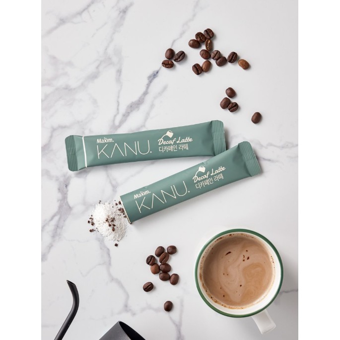 [MAXIM] CÀ PHÊ KANU DECAF LATTE (10 STICK) - [맥심 카누] 카누 디카페인 라떼 10T