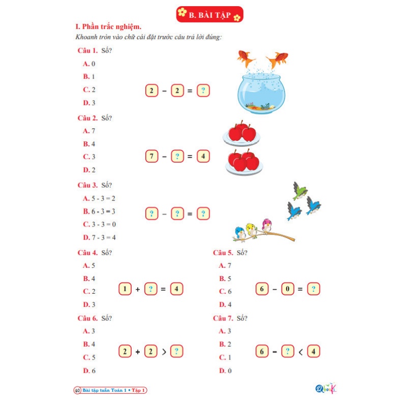 Sách - Bài Tập Tuần Toán 1 - Kết Nối Tri Thức Với Cuộc Sống - Tập 1 (1 cuốn)