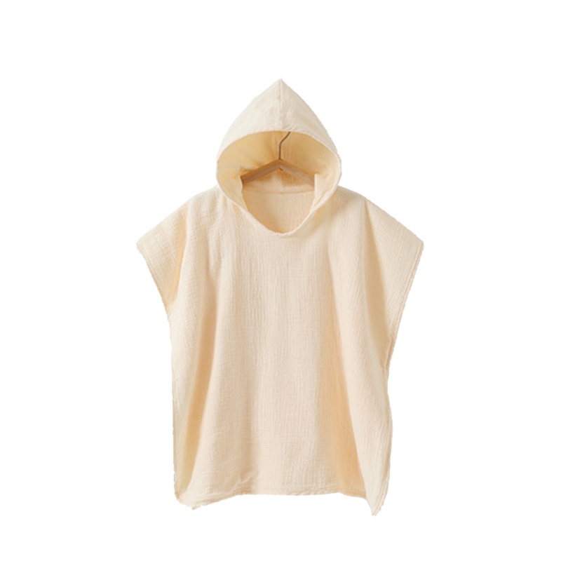 Khăn Choàng Tắm Cotton Mềm Mại Có Mũ Trùm Dành Cho Bé