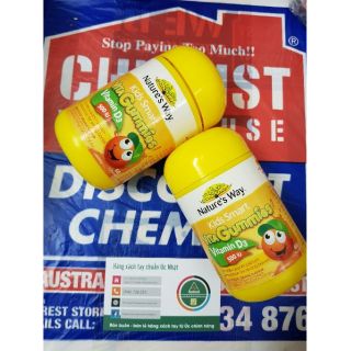 Kẹo bổ sung Vitamin D3 - Nature's way Vitamin D3 500 IU- 60 viên