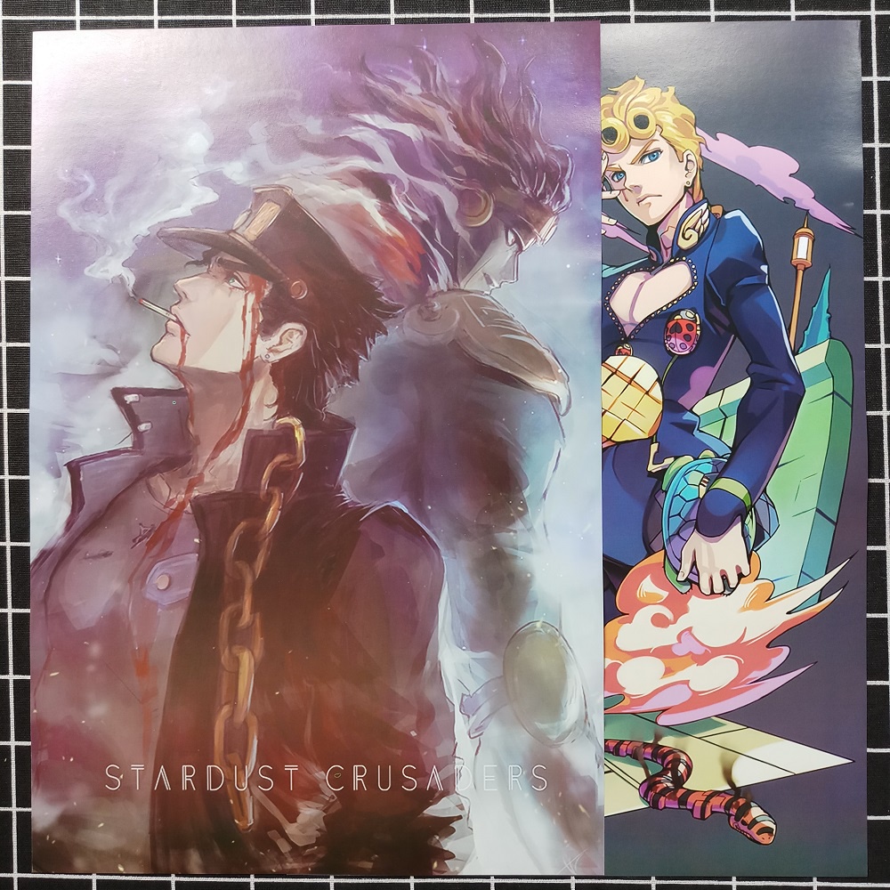Poster Anime Jojos Bizarre Adventure (8 Tờ)
