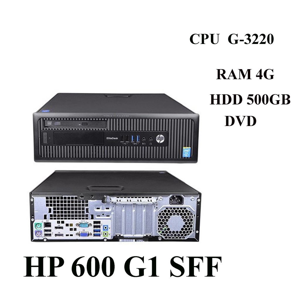 Máy tính để bàn HP 6100 G1 i3 4160, I5-4570, G-3220 ram 4G /HDD 500GB
