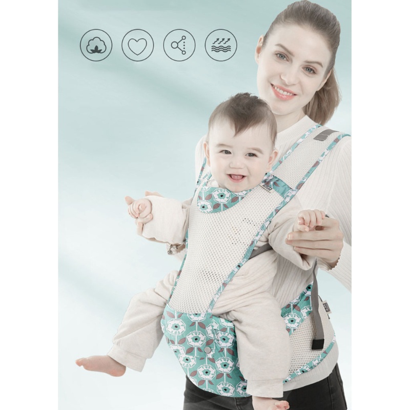 Đai Địu Em Bé Kèm Đai Quấn Hông Tiện Dụng Mang Theo Du Lịch