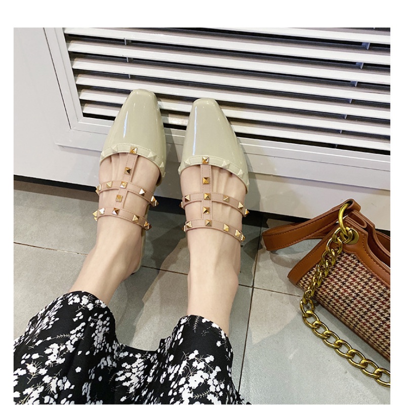 Dép sandal IELGY gót thấp chống trượt thời trang dành cho nữ