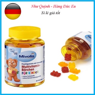 Kẹo gấu bổ sung vitamin tổng hợp cho trẻ  , Mivolis , vị trái cây [ Hàng Đức ]