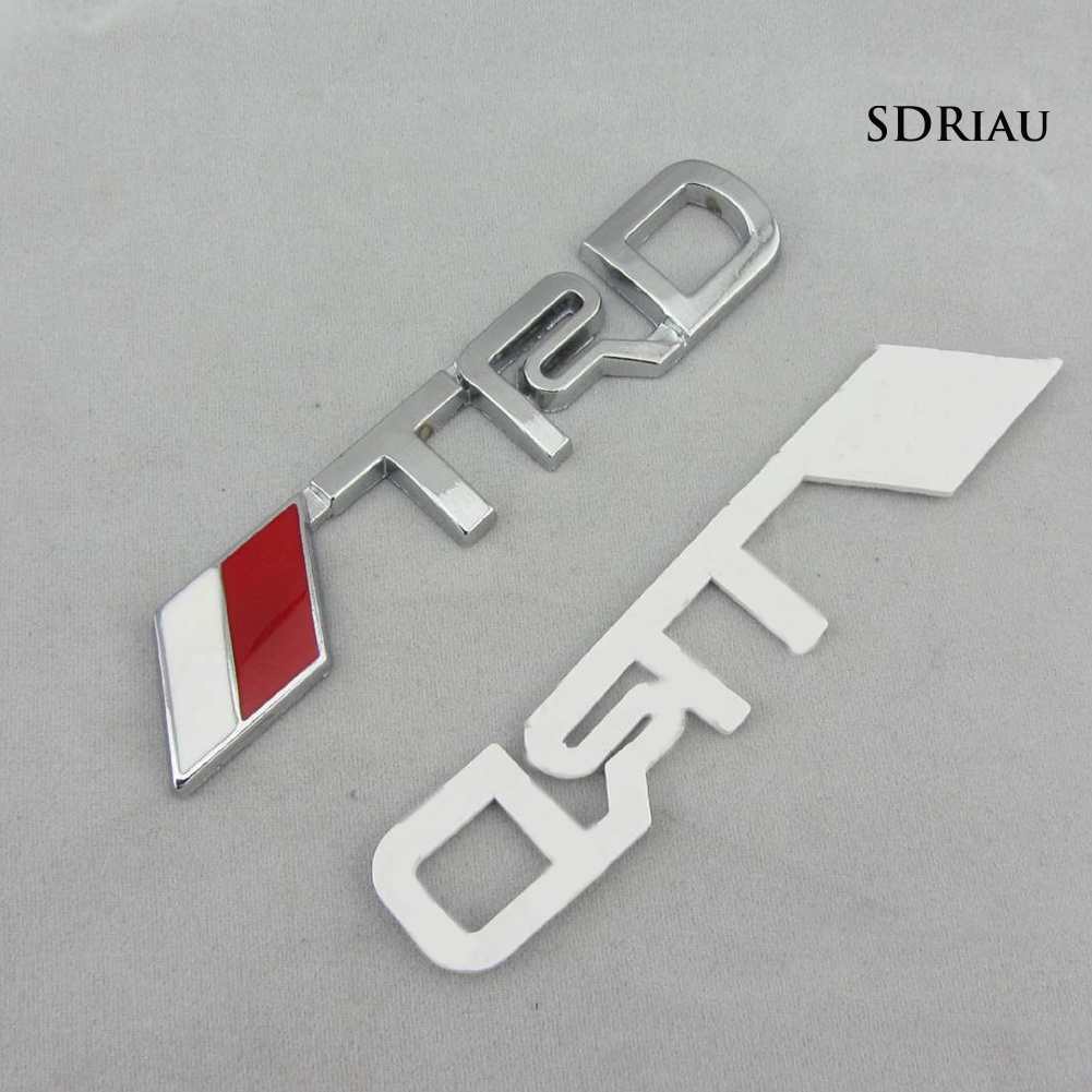 Miếng Dán Kim Loại 3d Trang Trí Xe Hơi Toyota Racing