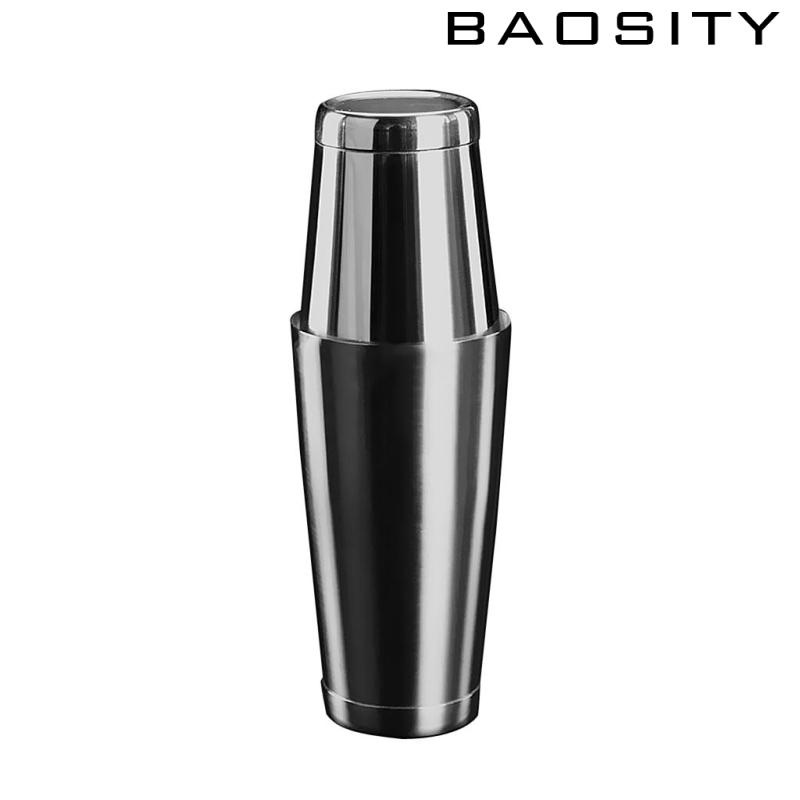 Boston Shaker Boston Tin 800ml & 500ml Set Bar Cocktail Equipment Silver
