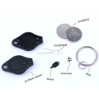 Haixnfire Đèn pin Quà tặng di động Đèn pha du lịch Móc chìa khóa Đèn pin trẻ em