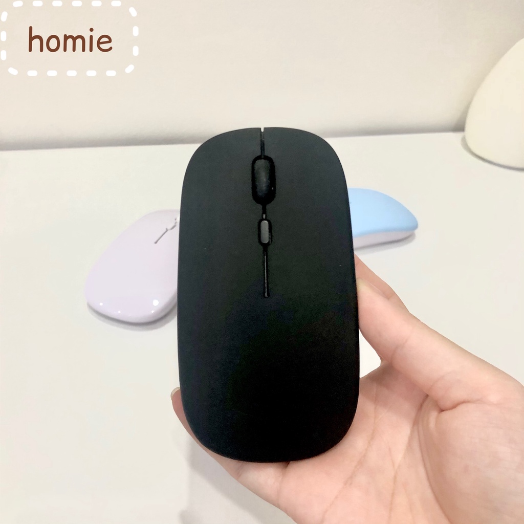 Chuột không dây kết nối Bluetooth, USB 2in1 - hỗ trợ máy tính WINDOW, MACOS, điện thoại, máy tính bảng