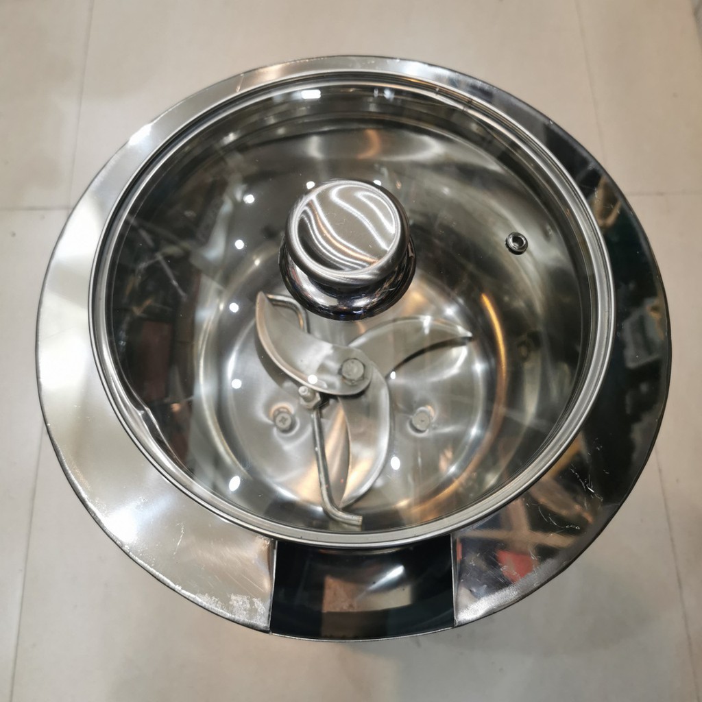 Máy Xay Thịt Giò Chả Đa Năng 1100W INOX Loại 1kg Có Bao Đá Tặng Que Đánh Ruốc