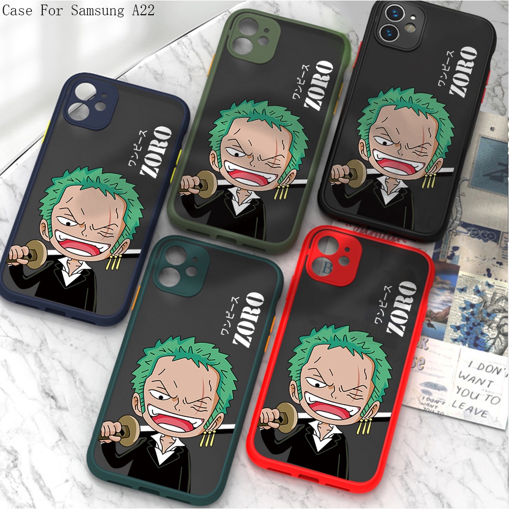Samsung Galaxy A33 A22 A7 A03 A03S A3 2016 2018 4G 5G cho Ốp lưng điện thoại In Hình Anime Zoro
