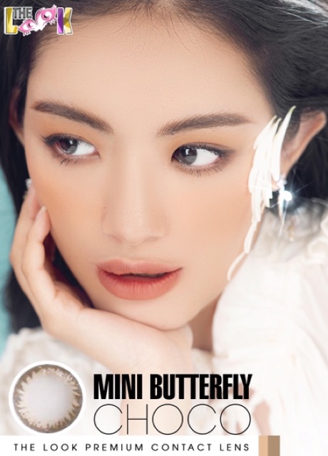 Kính Áp Tròng The Look Premium - Mini Butterfly Choco