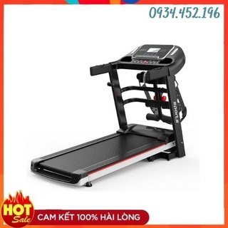 Máy chạy bộ gia đình HAPO thông minh có đai massage, máy chạy bộ kết hợp tập cơ bụng