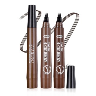 Set 02 món chì kẻ mày 2 đầu + bút gẩy sợi lông mày Lamuseland