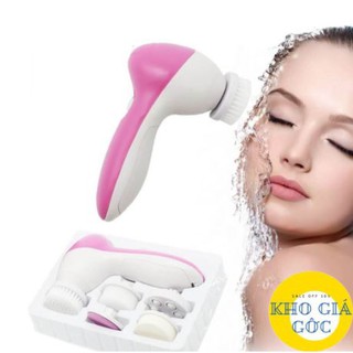 Máy rửa mặt 5 in 1, massage 5in1
