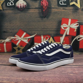 (Free Ship) Giày Vss Old Skool Xanh Navy Nữ.