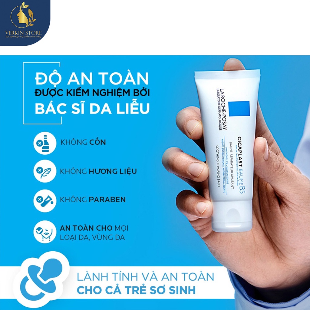 Kem dưỡng da La Roche Posay Cicaplast Baume B5 làm dịu và phục hồi da  - Verkin Store