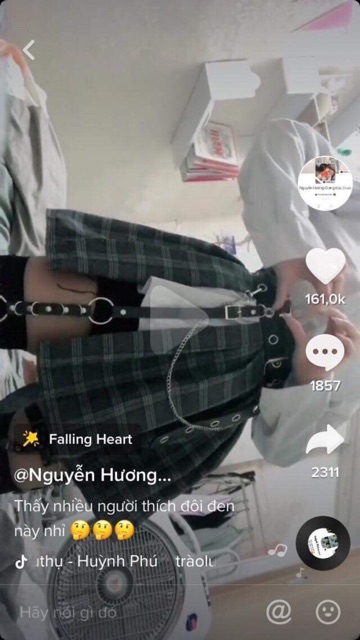 [CÓ SẴN] Dây choker đùi cài quần