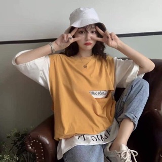 Set gile và áo phông may liền