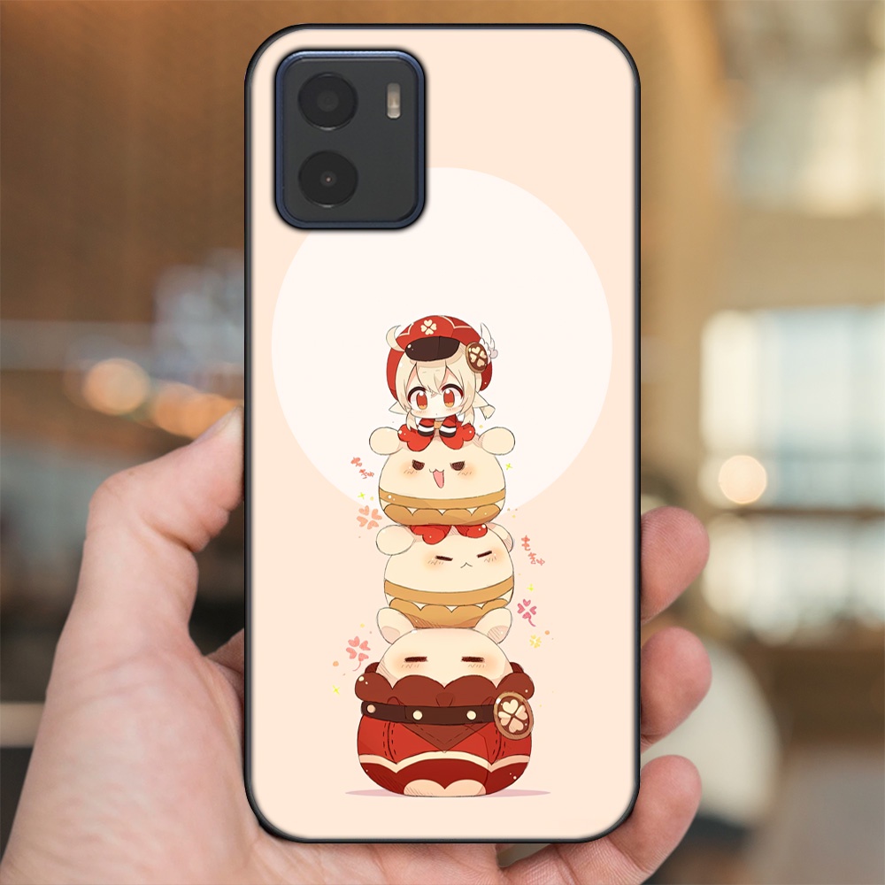 Ốp lưng Vivo Y15s, Y15a viền đen in hình Klee Genshin Impact