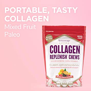 Viên Kẹo Nhai Cải Thiện Nếp Nhăn Mắt Collagen Replenish Chews 60 viên - Có thể mua tại cửa hàng