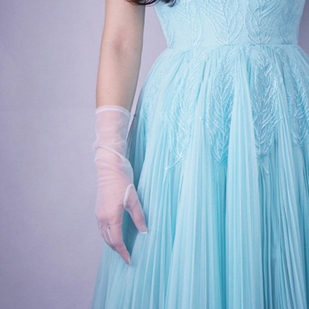 EXPEN Găng Tay Chống Nắng 38cm Bằng Lụa Trong Suốt Siêu Mỏng Tiện Dụng Cho Nữ