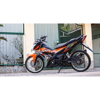 Tem Sonic Rời cam đen in mực cao cấp