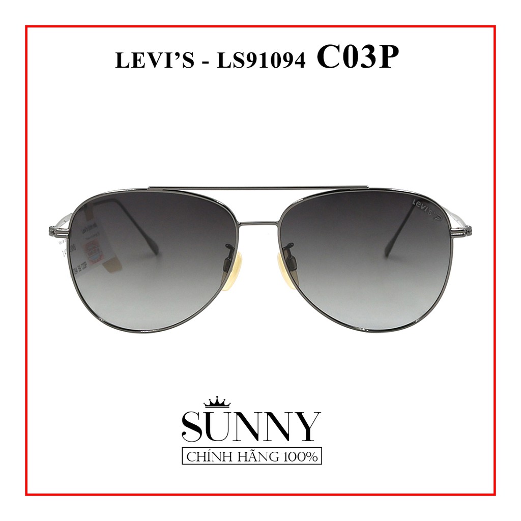 Kính mát thời trang Levis LS91094 nhiều màu chính hãng, thiết kế dễ đeo bảo vệ mắt