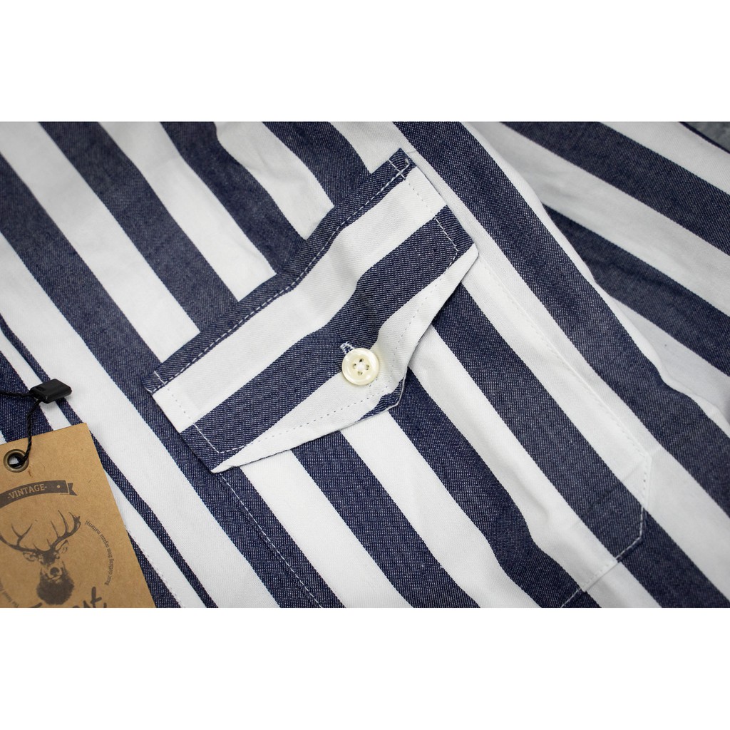 sơ mi Nam dài tay phối sọc - F&P | BigBuy360 - bigbuy360.vn