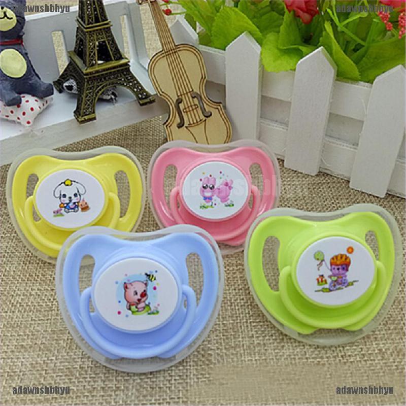 Núm ti giả hình tròn nhiều màu sắc cho bé sơ sinh