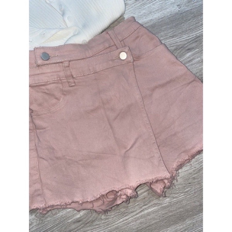 QUẦN GIẢ VÁY HỒNG PASTEL