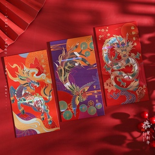 Bao lì xì tết 2023 nhâm dần hình rồng phượng