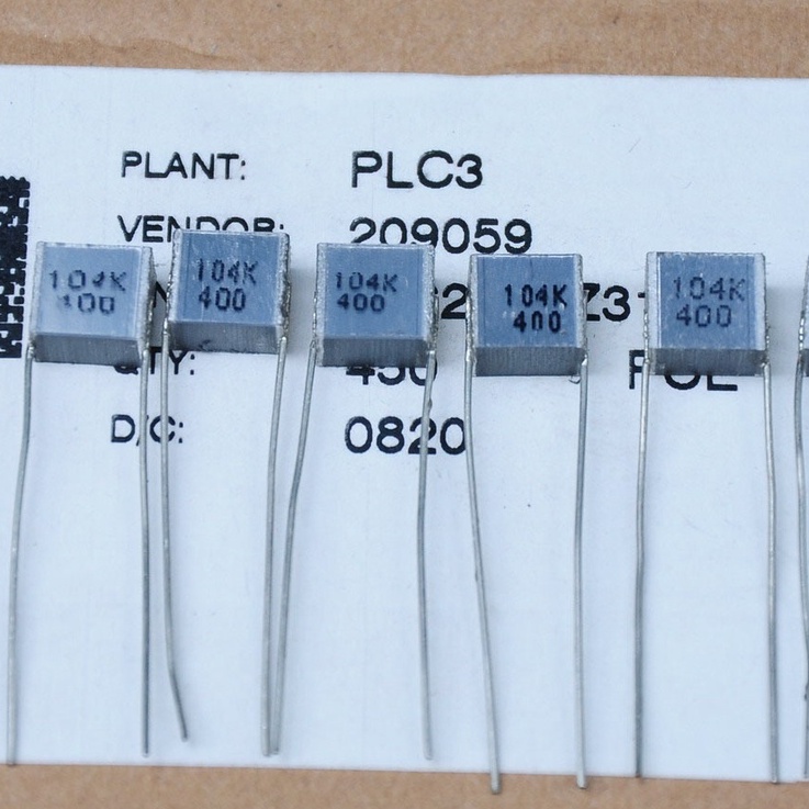 D01 Tụ điện màu xám EPCOS 400V 0.1UF 104 100N