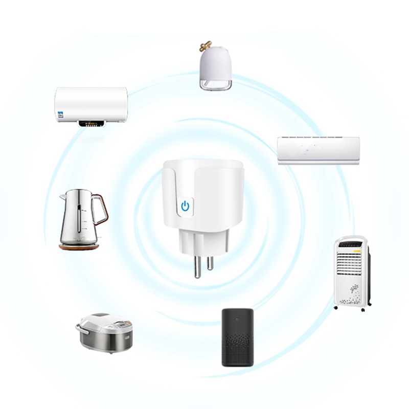 Ổ Cắm Wifi Thông Minh EU 16A 20A Alexa Điều Khiển Bằng Giọng Nói Tiện Dụng