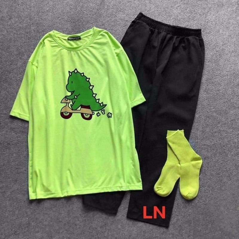 Sét áo khủng Long đi xe+quần Kaki LN11