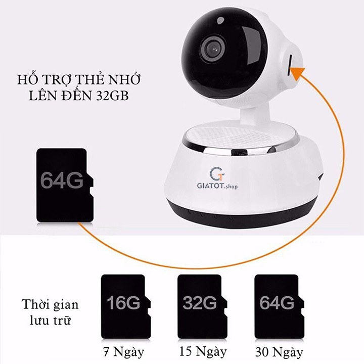 Camera wifi mini HD-720P V380 Model 2019