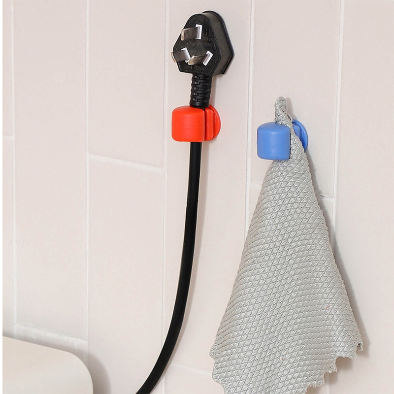 Giá Đỡ Dây Cáp Bằng Abs Siêu Dính Không Cần Đục Lỗ