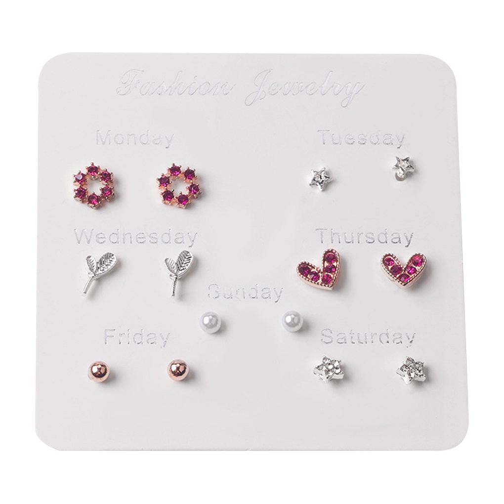 Bông Tai Nữ tinh tế hình ngôi sao trái tim thời trang Loại A Broxah. vn