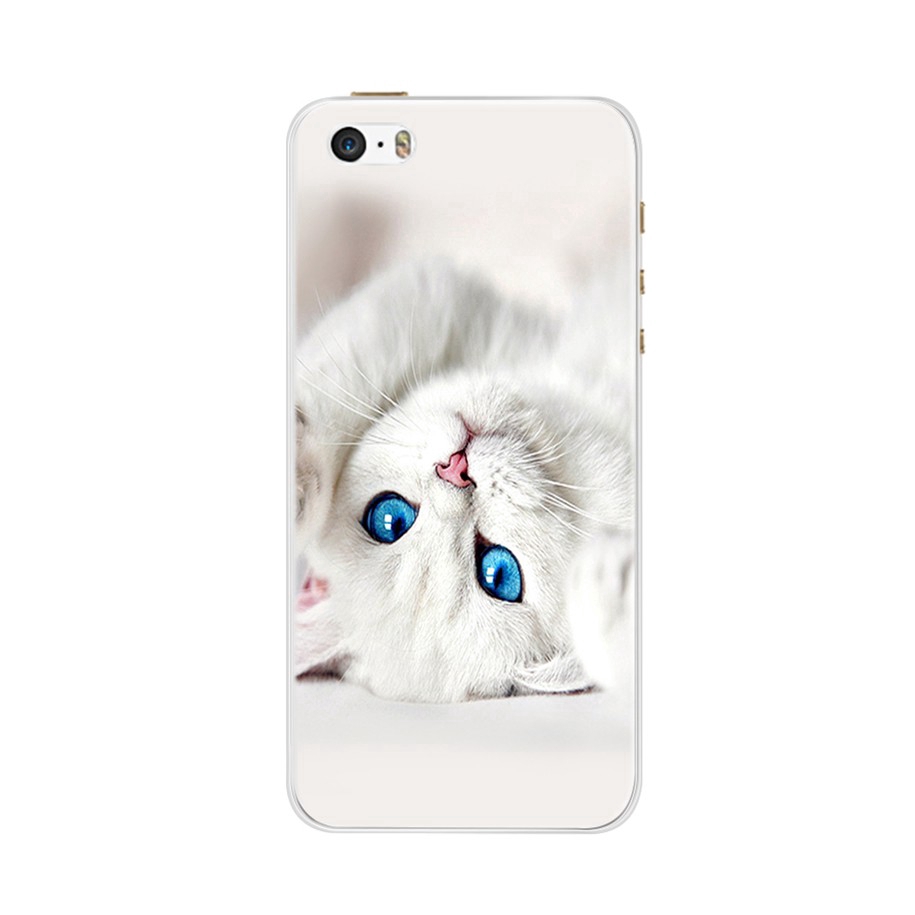Ốp điện thoại TPU silicon mềm họa tiết hoạt hình/bông hoa cho iPhone 5 5S SE 4.0 inch | BigBuy360 - bigbuy360.vn