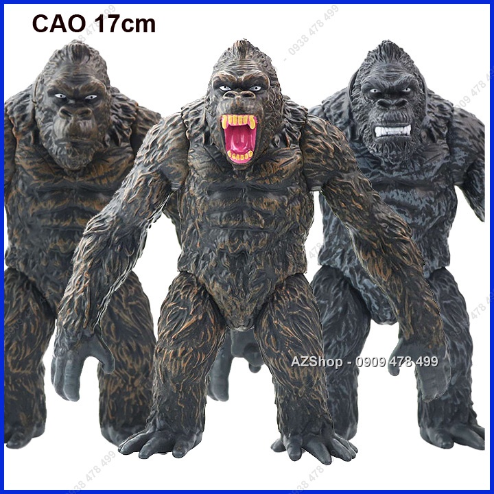 Mô Hình Tinh Tinh King Kong Size 17cm X 17cm - Có Khớp Tay - 4996.2