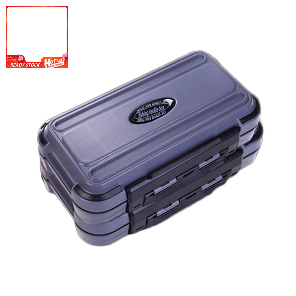 ≈YJ≈Portable 24 Compartments Double Layer Fishing Lure Tackle Plastic Storage Box