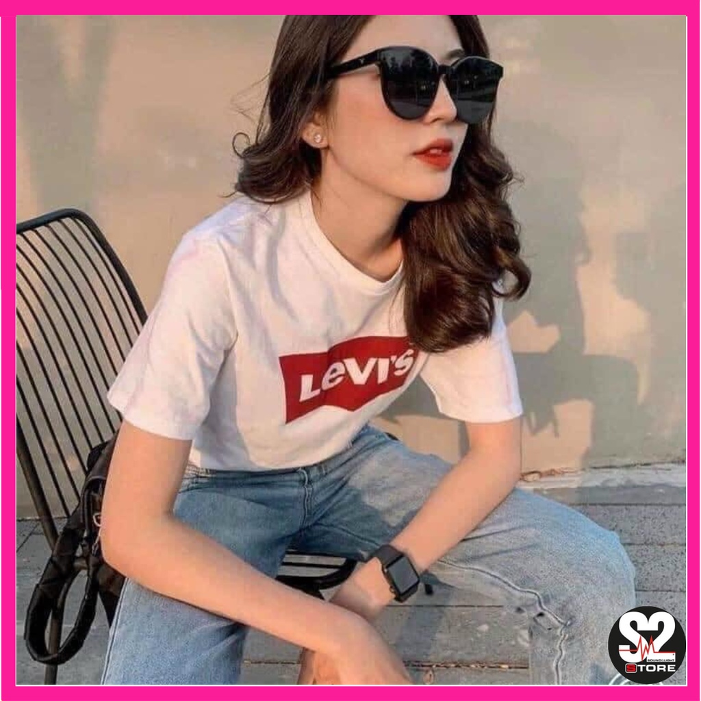 Áo Levis cộc tay basic nam nữ cao cấp 100% coton