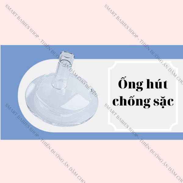 Bình tập uống nước chất liệu PPSU 3 trong 1 cho bé, 3 vòi thay thế