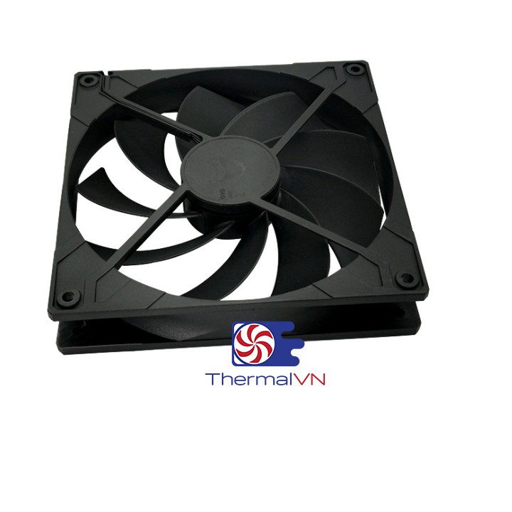 Quạt Fan case 14cm Arctic F14 PWM PST - Cánh quạt đen, điều tốc PWM, Arctic fan case 140mm