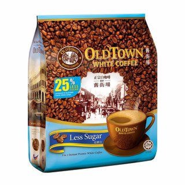 [Mã GROSALE1 giảm 8% đơn 500K] Cà Phê Trắng OldTown White Coffee Malaysia Ít Đường 15 Gói x 35G SÀI GÒN ĐẶC SẢN