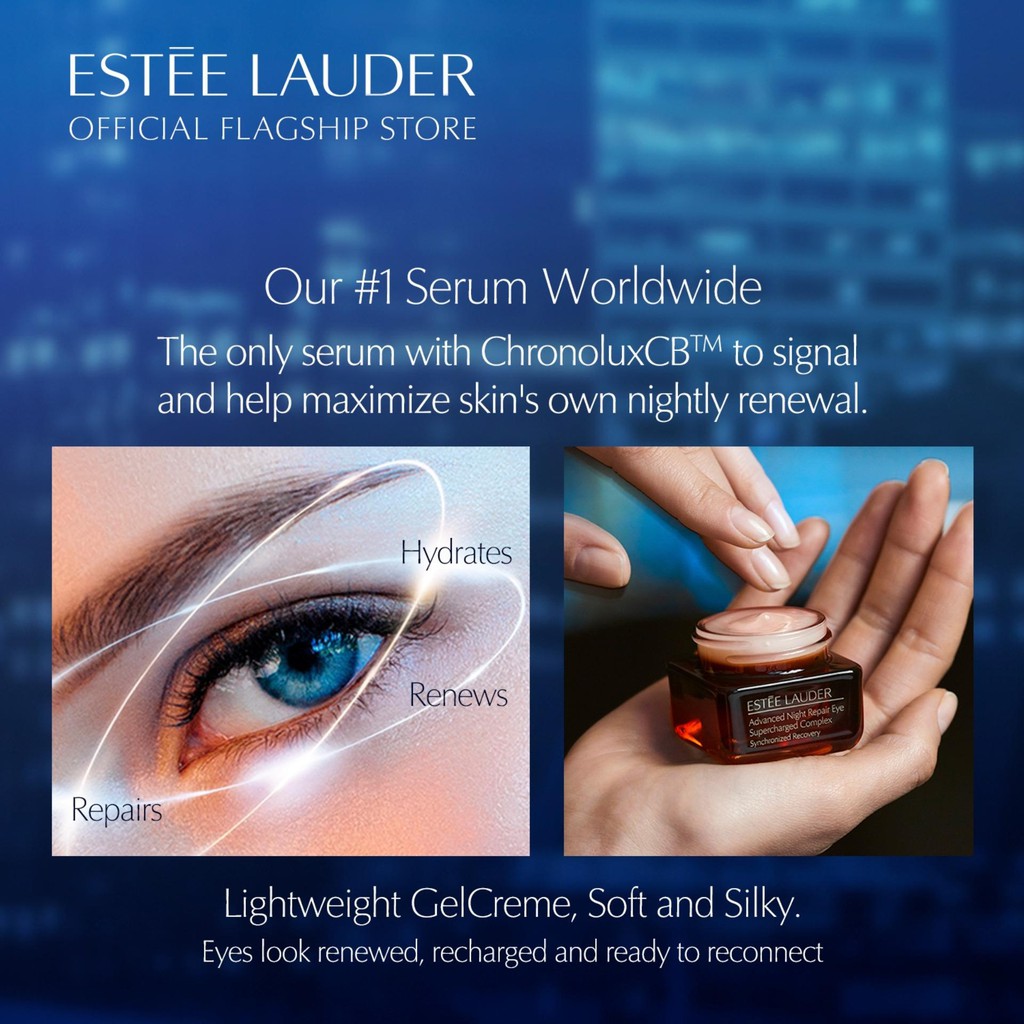 ESTEE LAUDER 🏆 Kem dưỡng mắt Advanced Night Repair Eye Supercharged Complex